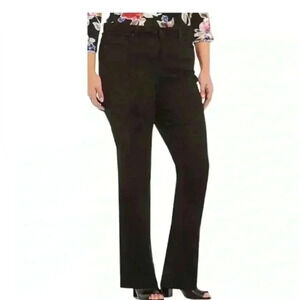 NYDJ black embellished bootcut jeans Size 14